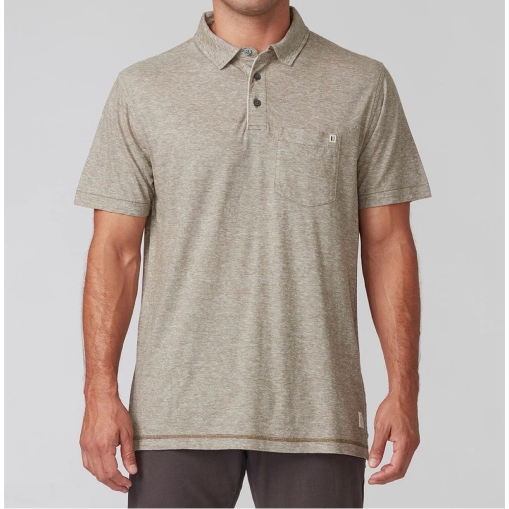 Linksoul Feeder Stripe/Enzyme Wash Polo Shirt